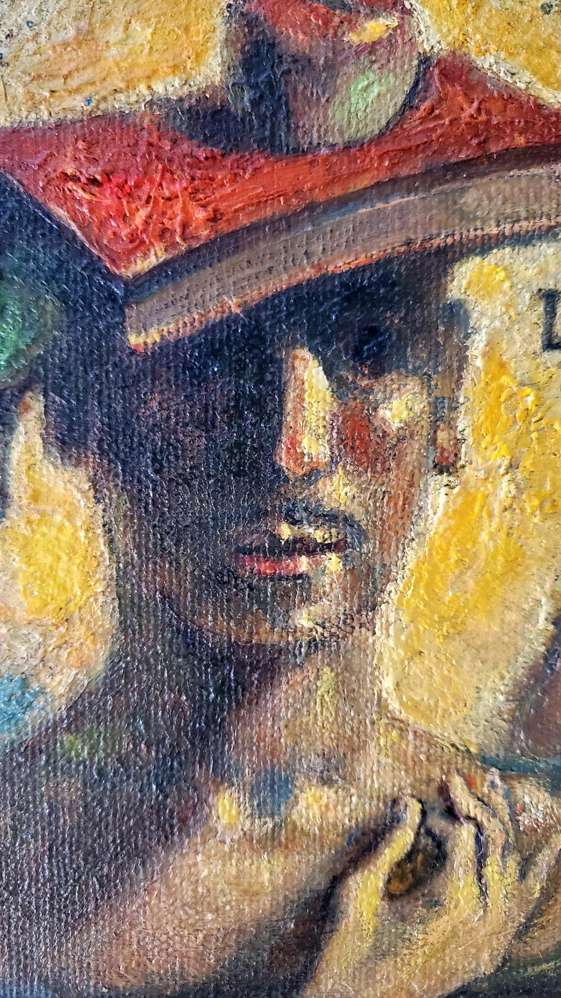 Oil painting Self-portrait Litvinov Daniil Olegovich
