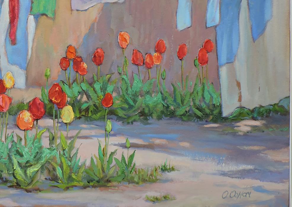 Oil painting Fresh morning Osnach Olesia