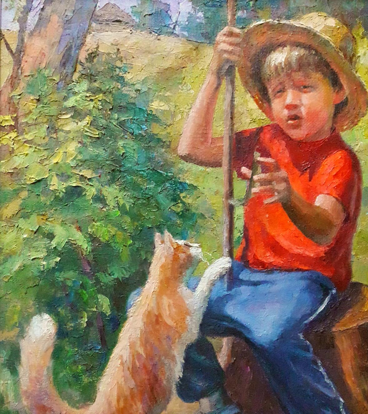 Oil painting Friends Serdyuk Boris Petrovich