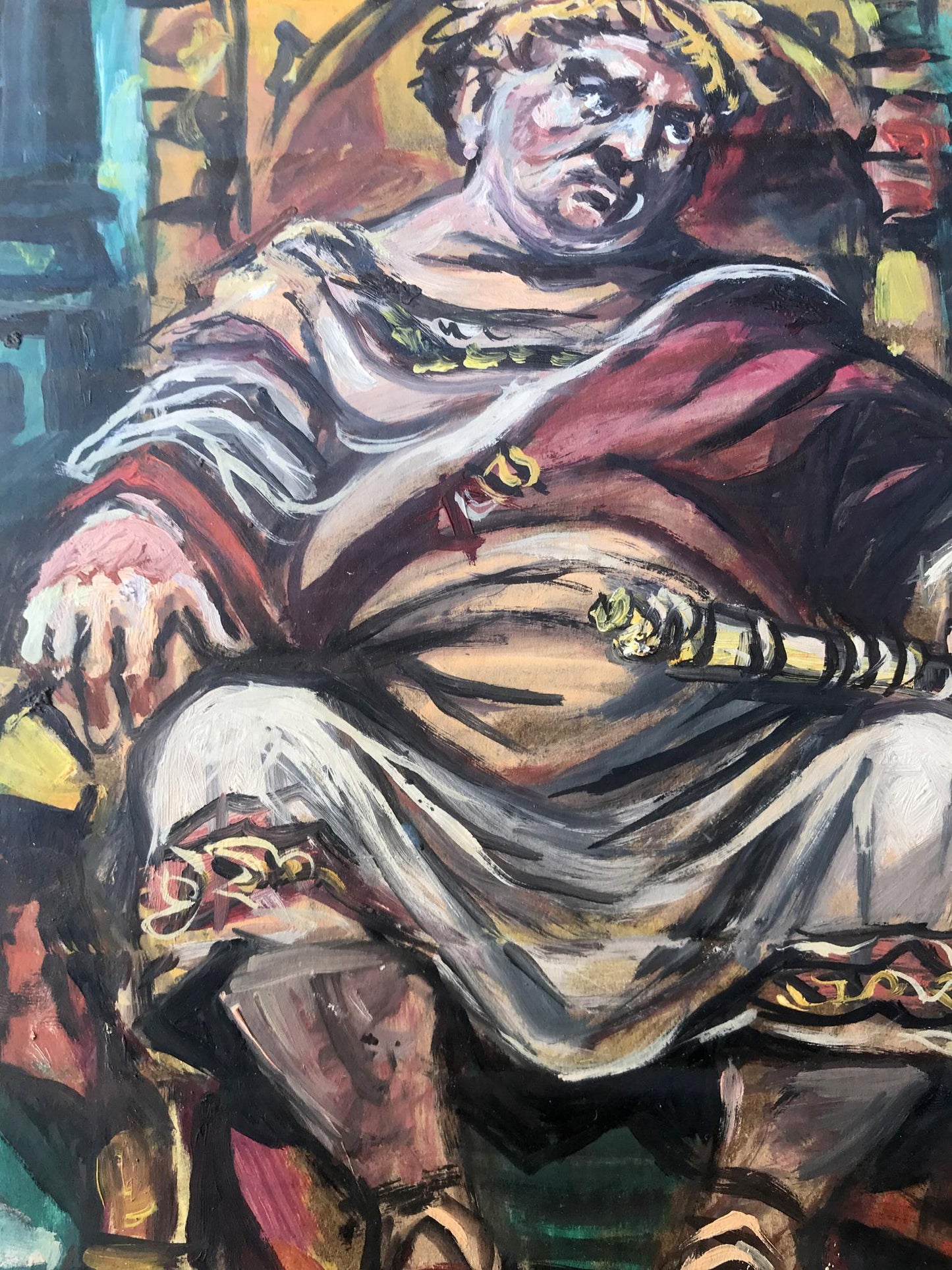 Oil painting Portrait of Caesar Alexander Arkadievich Litvinov