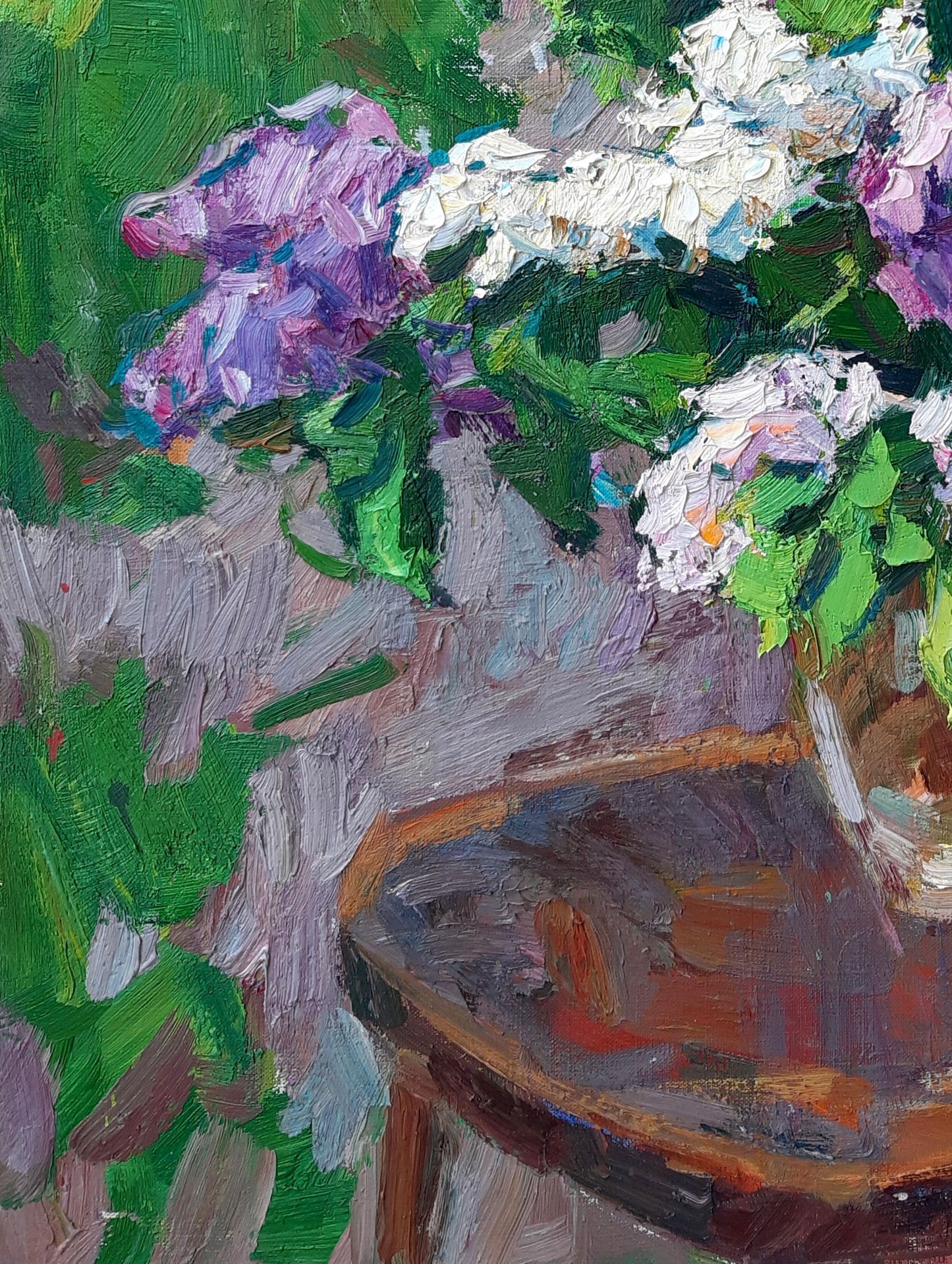 Oli painting Lilac Pereta Vyacheslav