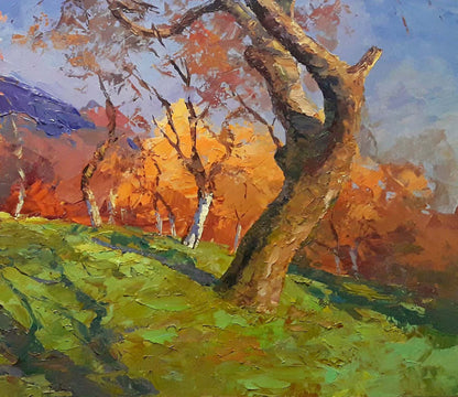 Oil painting Apple orchard Serdyuk Boris Petrovich