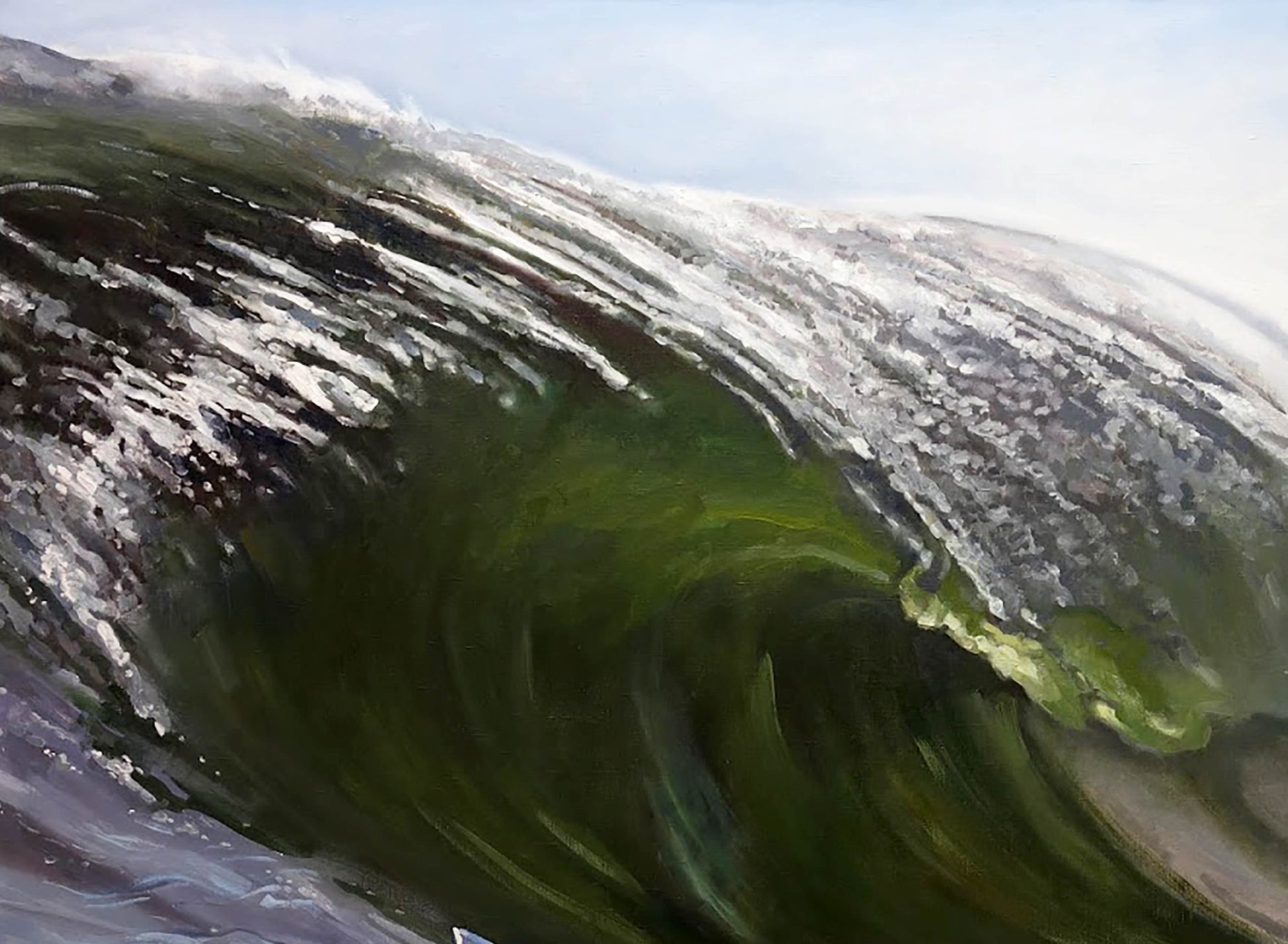 Oil Artwork: Wave by Varvarov Anatoly Viktorovich