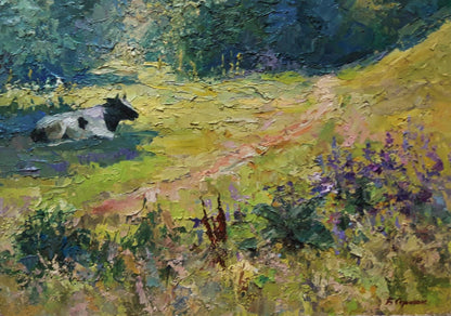 Oil painting In the shadow Serdyuk Boris Petrovich