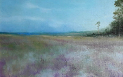 Oil painting Lavender blooms Korkishko Vasily
