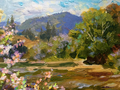 Oil painting Spring on Slavsky Batrakov Vladimir Grigorievich