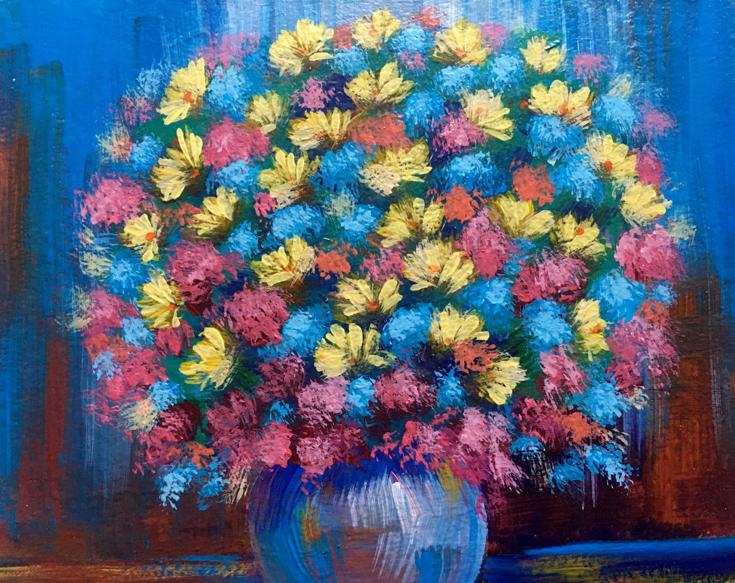 Oil painting Spring bouquet of flowers Zadorozhnya V. V.