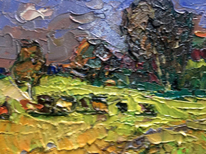 Oil painting Autumn meadows Ivanyuk Alex