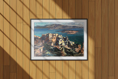 Oil painting Greece Batrakov Vladimir Grigorievich