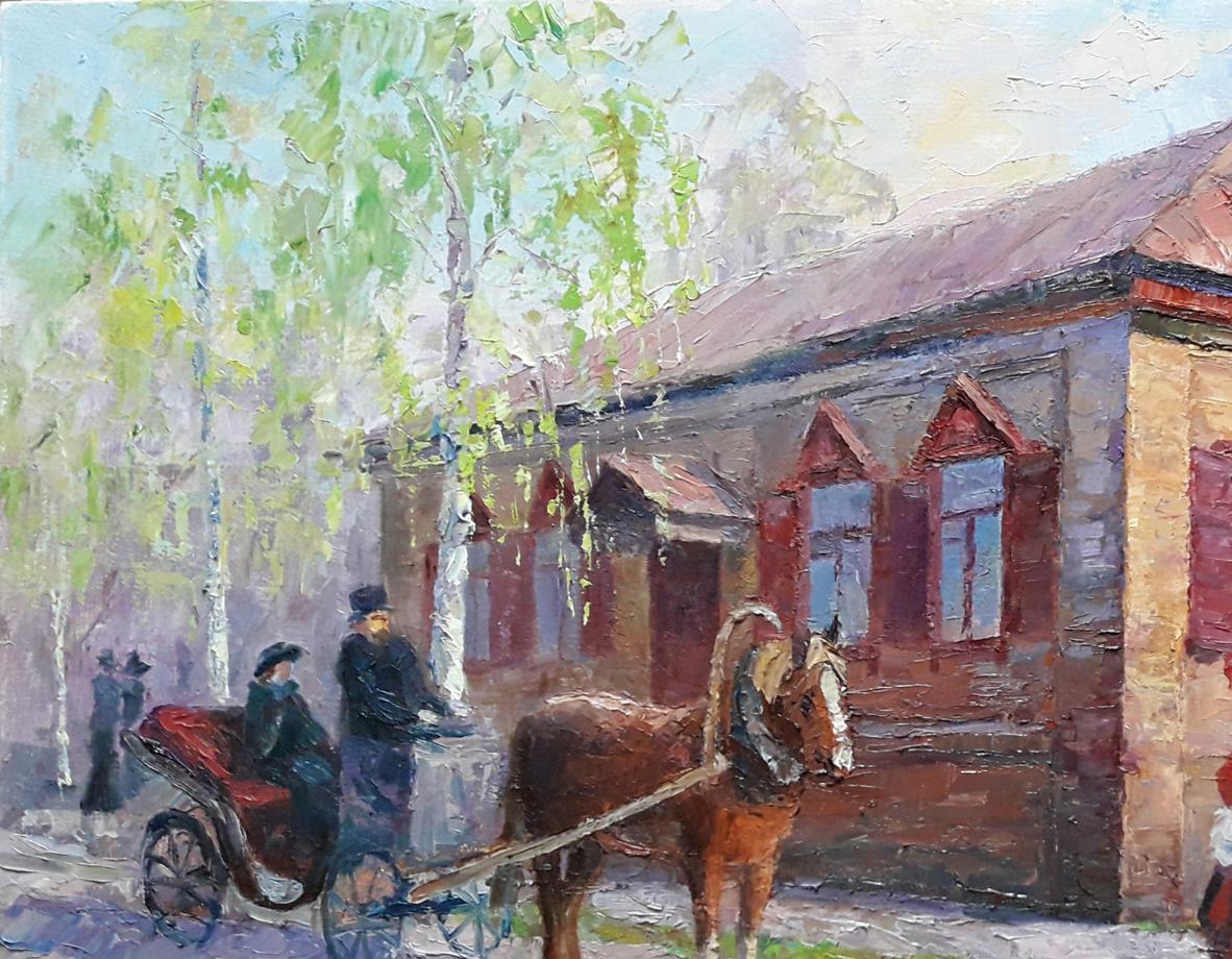 Oil painting Ancient Konotop Serdyuk Boris Petrovich