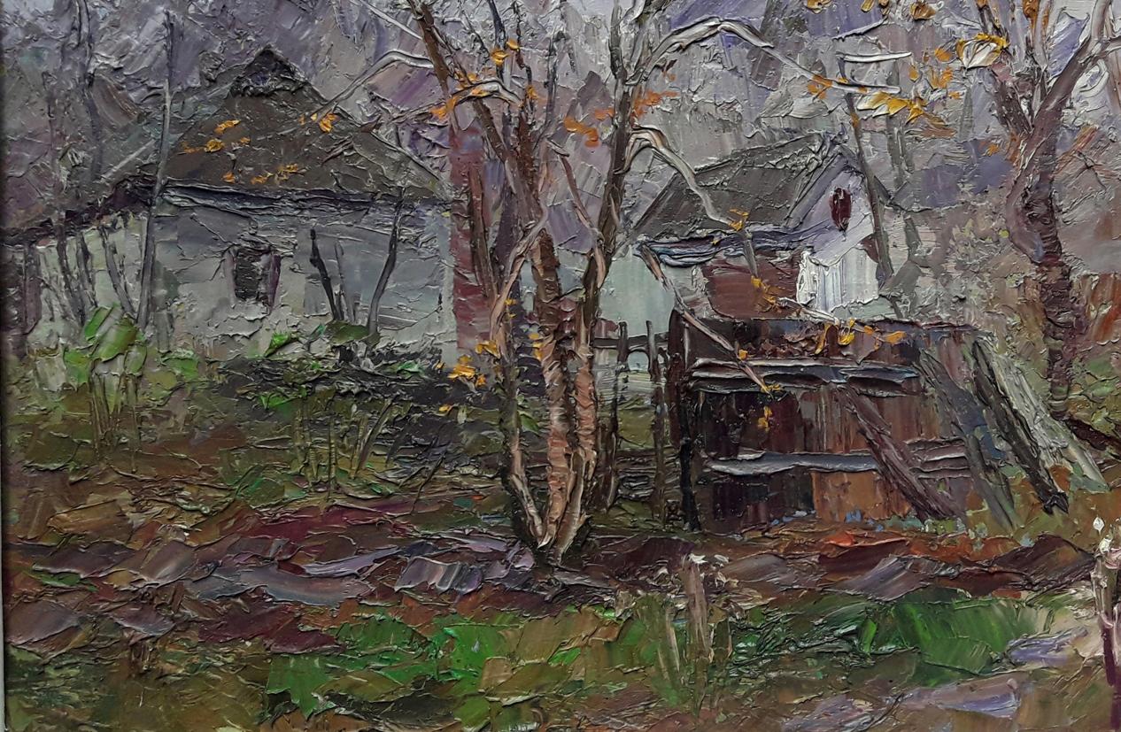 Oil painting Abandoned yard / Serdyuk Boris Petrovich