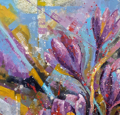 Abstract painting Flowers