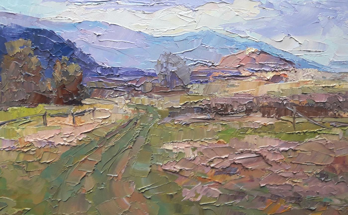 Oil painting Transcarpathian distance Serdyuk Boris Petrovich