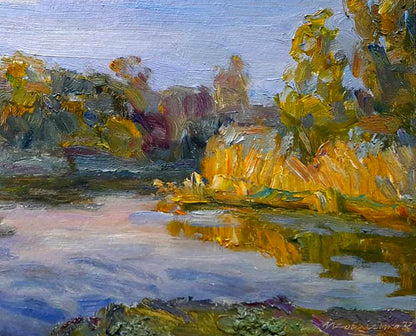 Oil painting Sunny day Kovalenko Ivan Mikhailovich