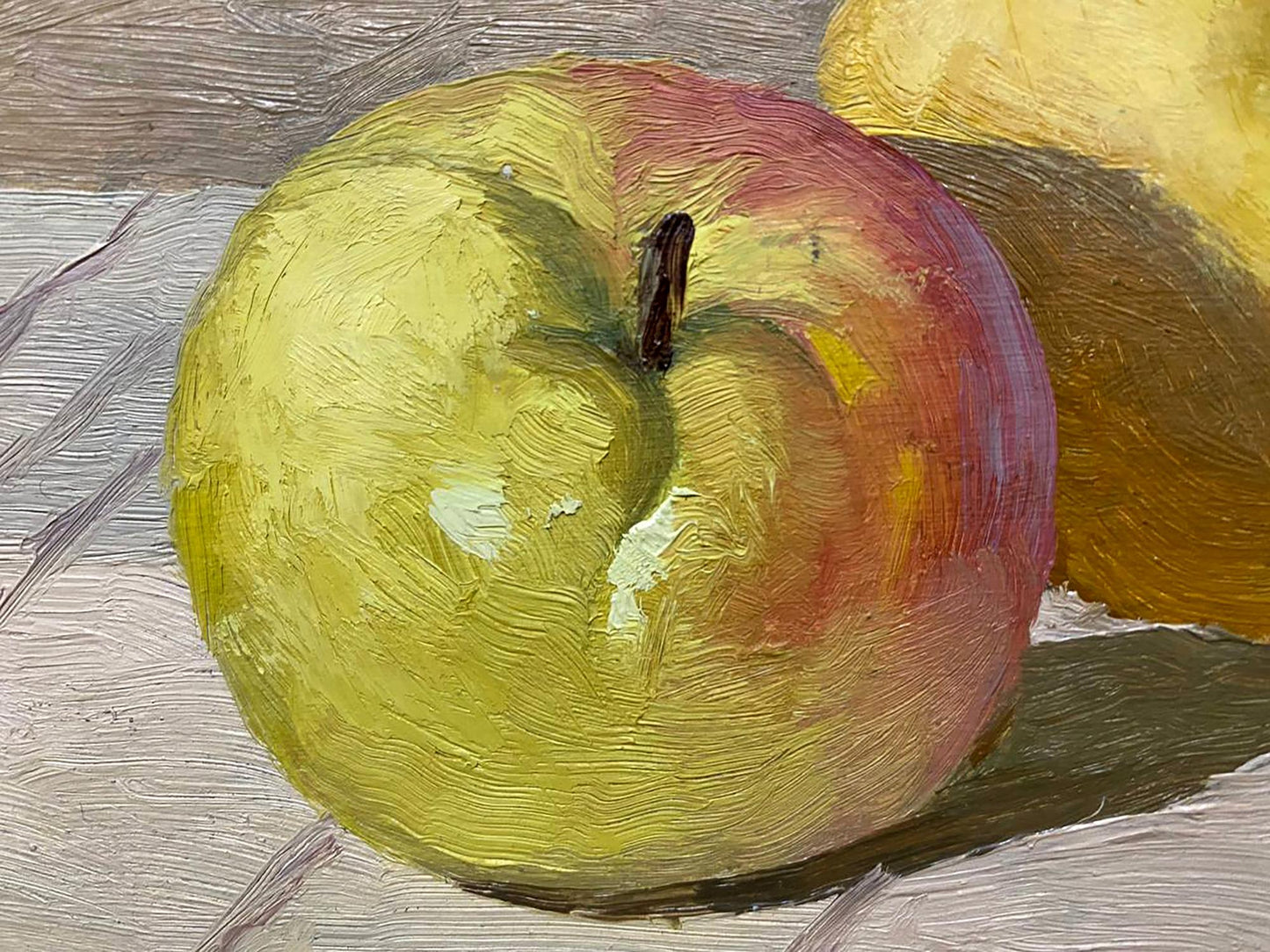 Oil painting Apples Unknown artist