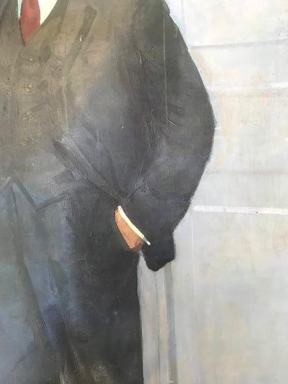 Oil painting Portrait of Lenin Bilan Petr Ilyich