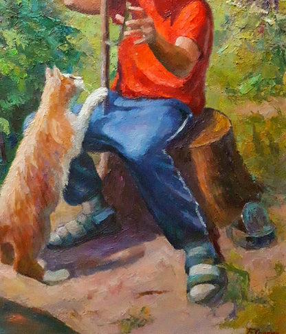 Oil painting Friends Serdyuk Boris Petrovich