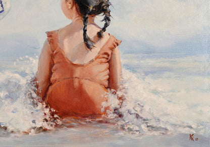 Oil painting Sister water Oleg Kateryniuk