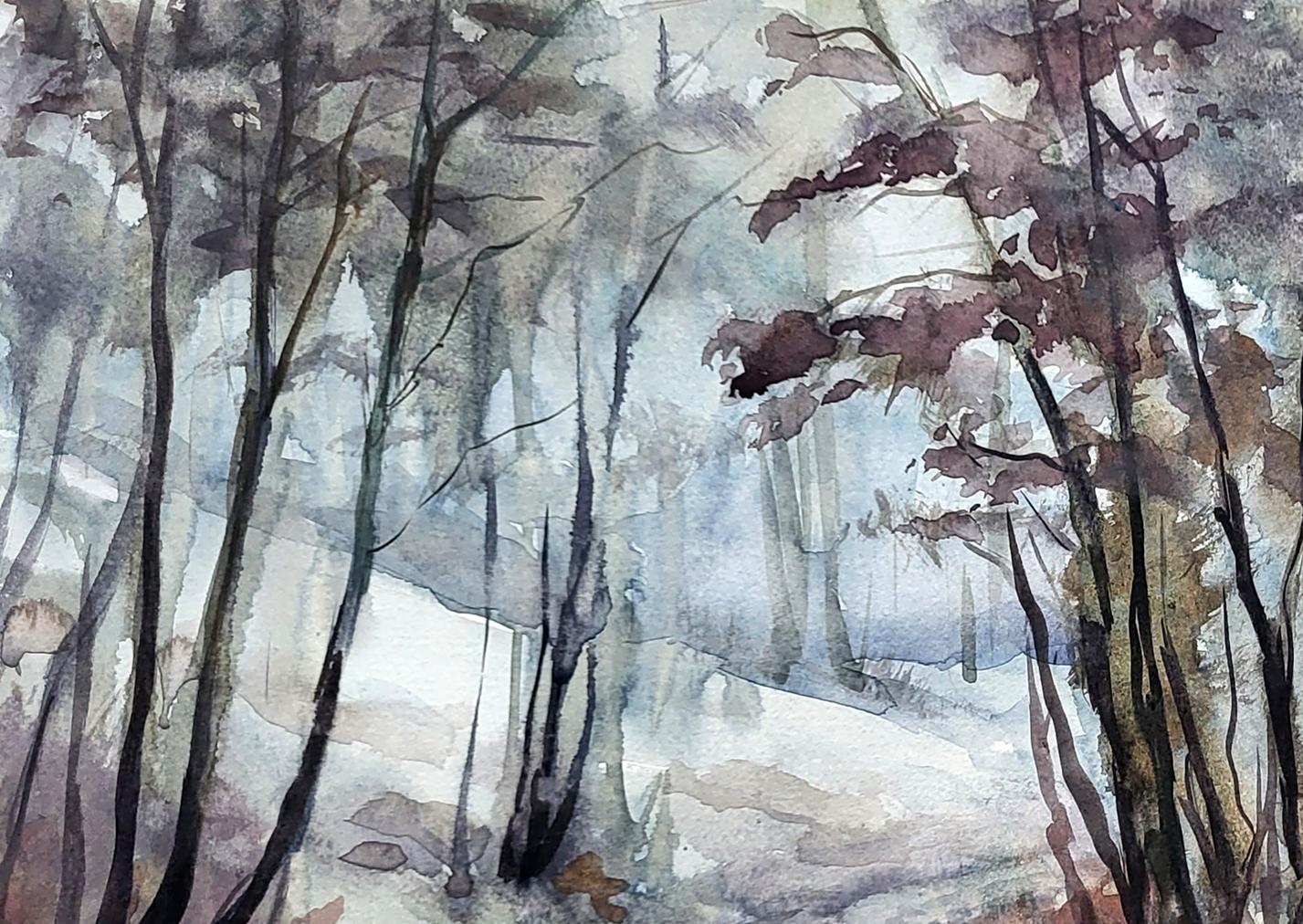 Watercolor painting 