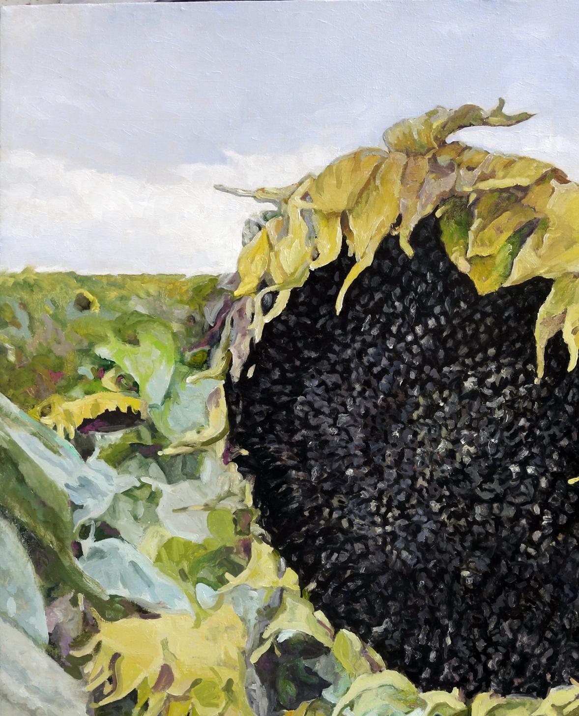 Oil painting Seeds for the future harvest Varvarov Anatoly Viktorovich