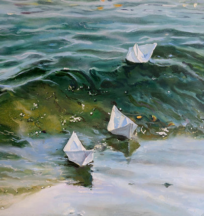 Oil painting Return Varvarov Anatoly Viktorovich