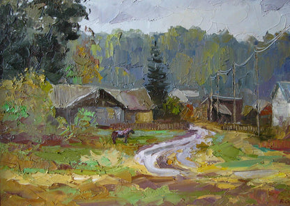 Oil painting Rainy day / Serdyuk Boris Petrovich