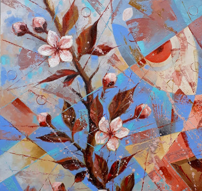 Sergey Voichenko's oil painting capturing a "Spring Tree"