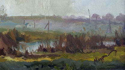 Oil painting Rainy day Mazur Maksym Volodymyrovych