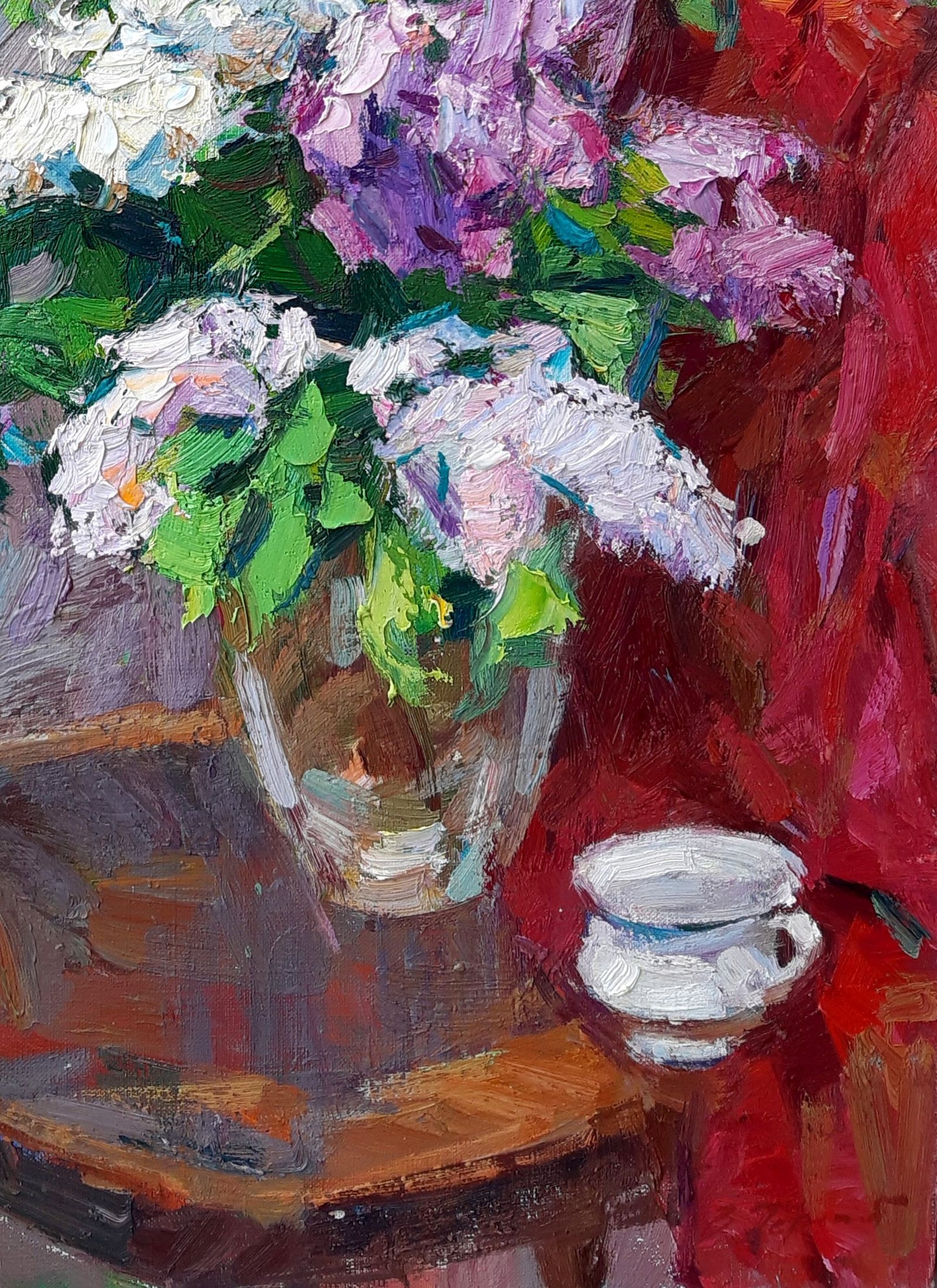 Oli painting Lilac Pereta Vyacheslav