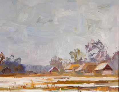Oil painting Farmhouse Serdyuk Boris Petrovich