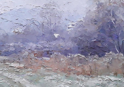 Oil painting Lacy winter Serdyuk Boris Petrovich