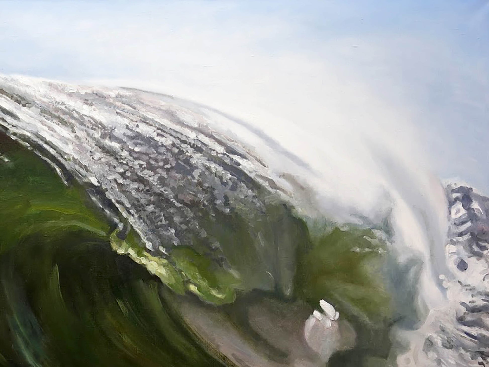 Wave in Oil: Painting by Varvarov Anatoly Viktorovich