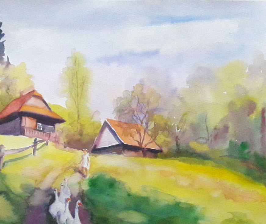 Village landscape 