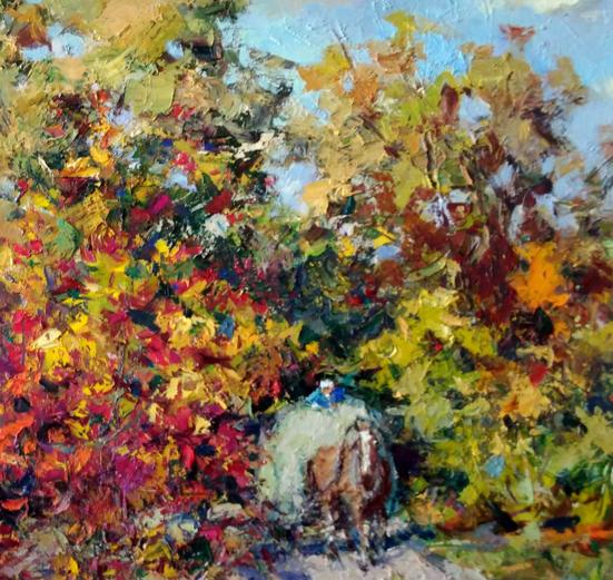 Oil painting Indian summer Alexander Cherednichenko