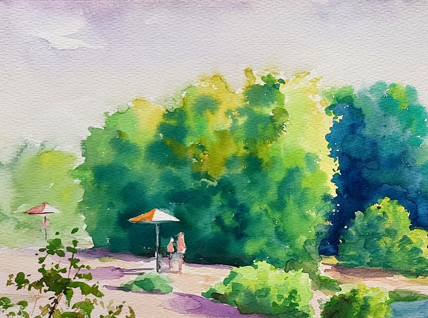 Watercolor painting