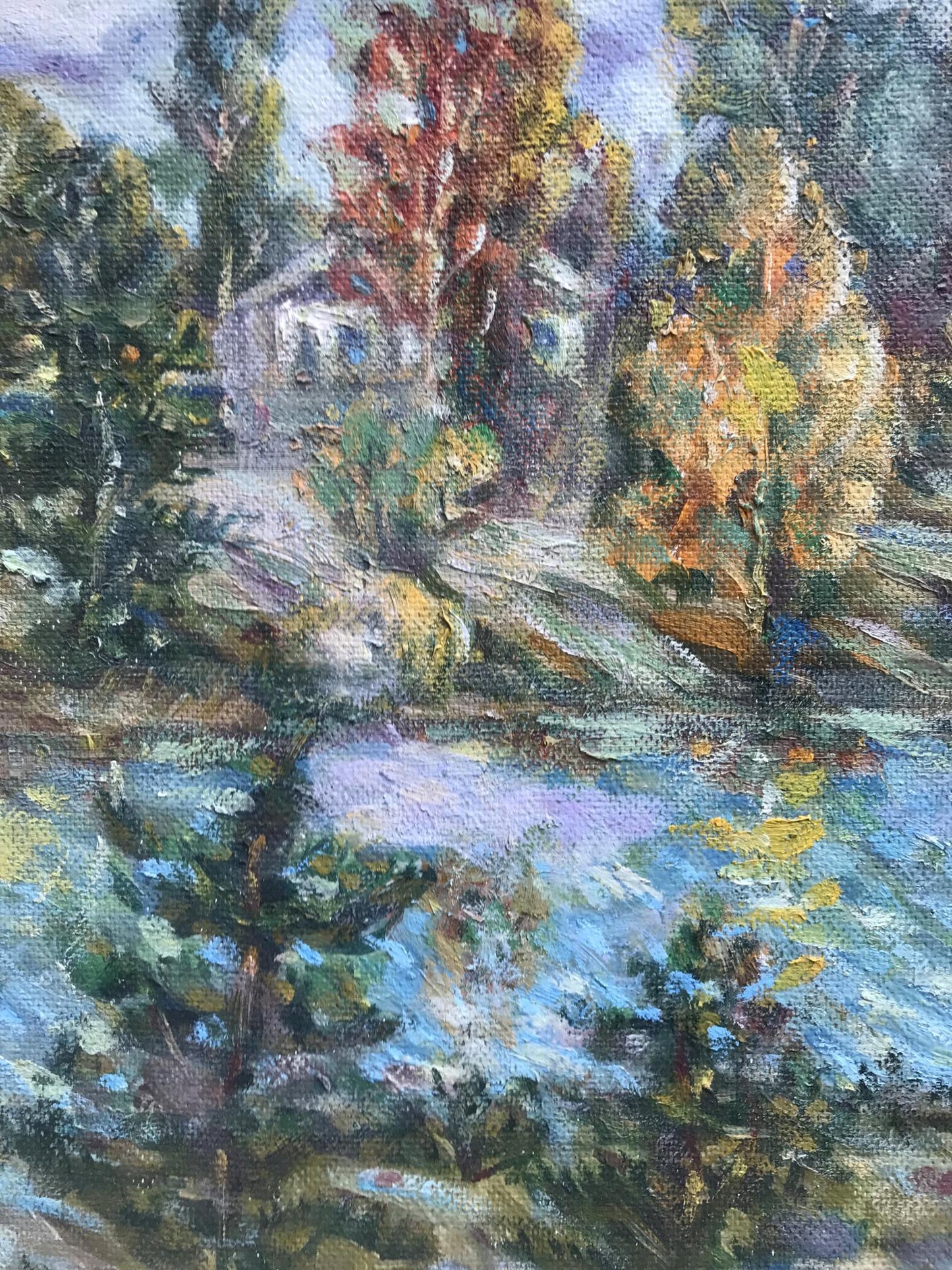 Oil Painting Autumn Landscape 