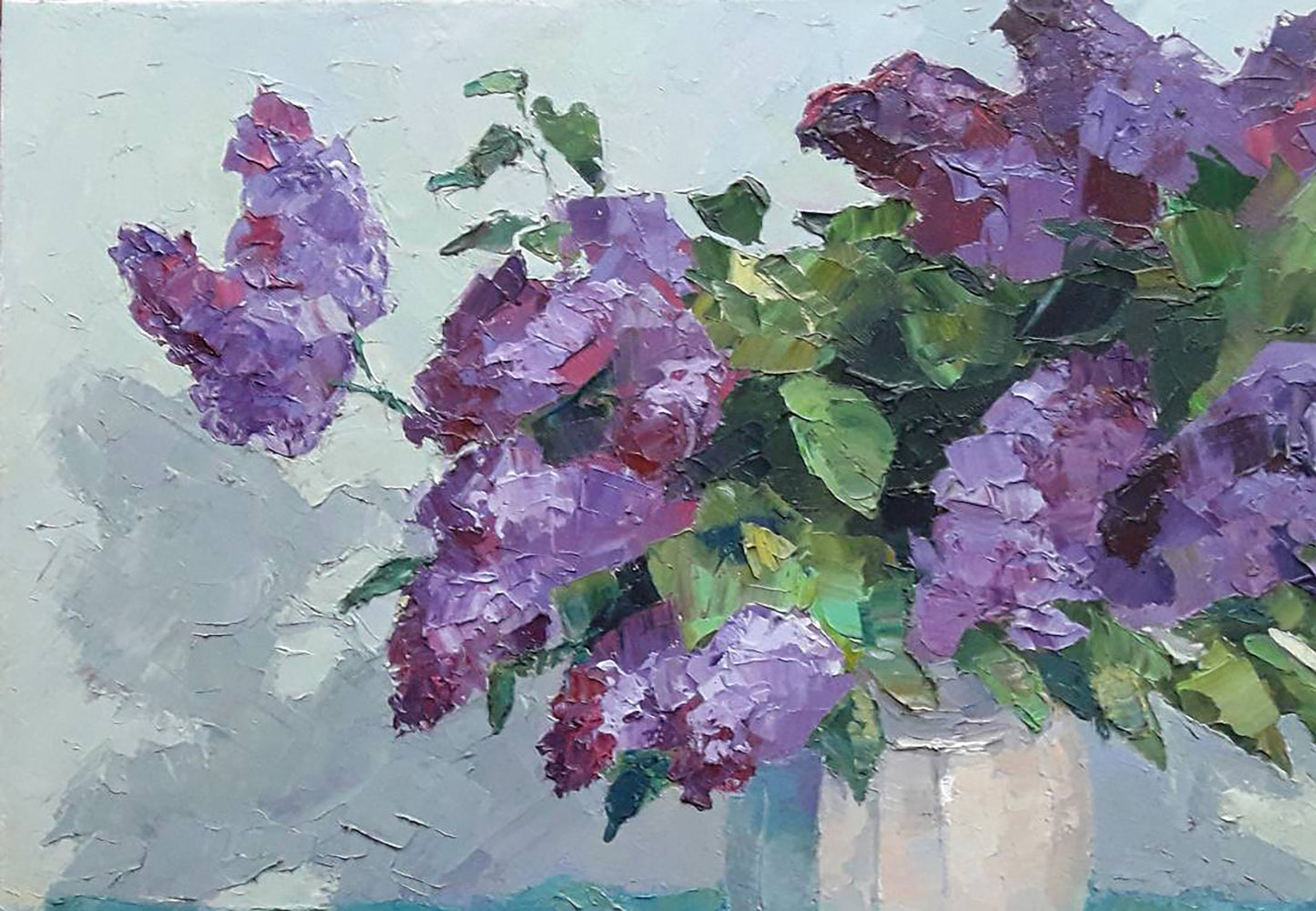 Oil painting Still life with lilac Serdyuk Boris Petrovich №SERB 507