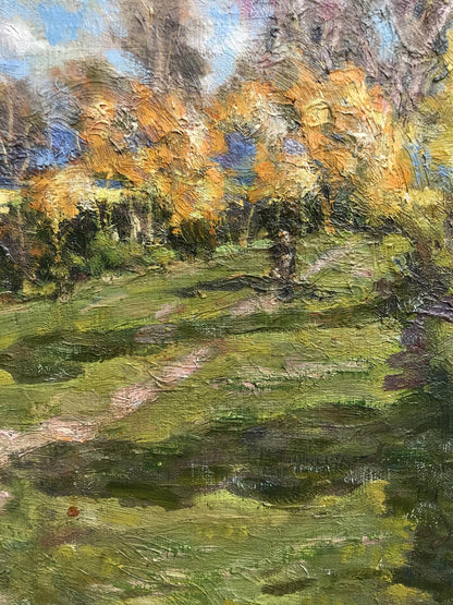 Oil Painting Nature Autumn Landscape 