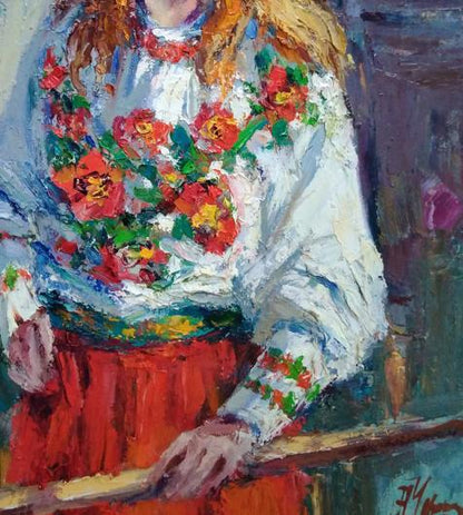 Oil painting Mom is a gift Alexander Nikolaevich Cherednichenko