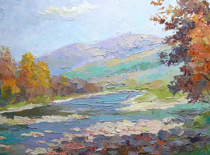 Oil painting Autumn Gold Serdyuk Boris Petrovich