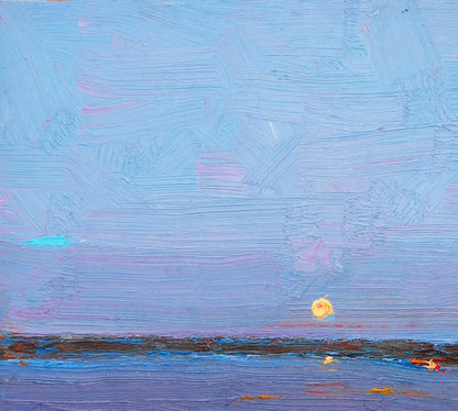 Oil painting Night landscape Prohorchuk Daria