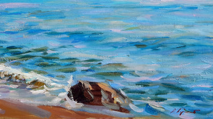 Oli painting Blue Bay Pereta Vyacheslav