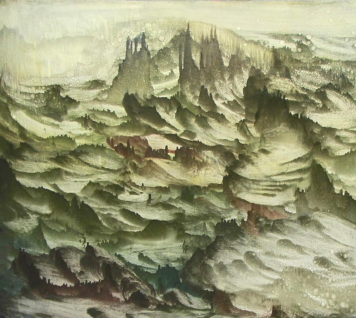 oil painting mountain