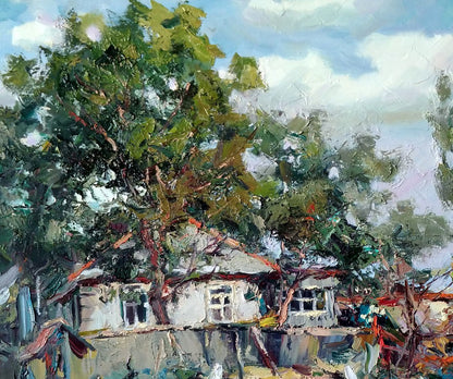 Oil painting House Alexander Cherednichenko