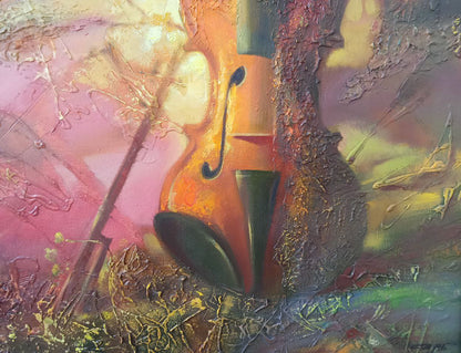 Oil painting Violin Anatoly Borisovich Tarabanov