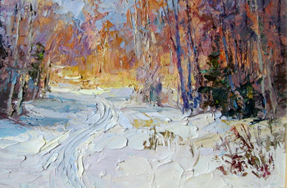 Oil painting Last rays Serdyuk Boris Petrovich