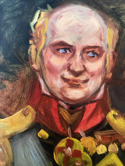 Oil painting Portrait of a General Alexander Arkadievich Litvinov