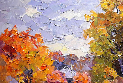 Oil painting Colorful autumn Serdyuk Boris Petrovich