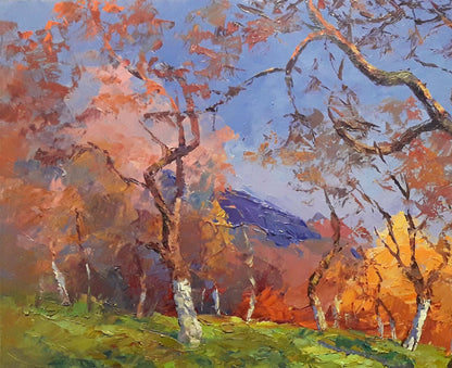 Oil painting Apple orchard Serdyuk Boris Petrovich