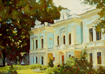 Oil painting Manor Prohorchuk Daria